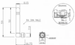 SMA Antenne mit Kippgelenk 868 MHz – Bild 3