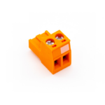 Schraub-Steckklemme Orange 2fach markiert