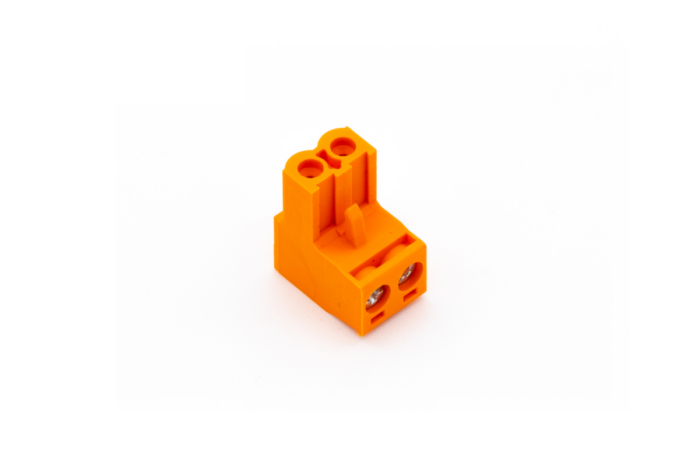 Schraub-Steckklemme Orange 2fach markiert – Bild 2