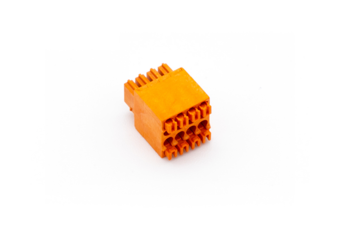 Push-Steckklemme Orange 2x4fach – Bild 2