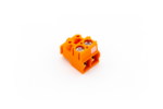 Schraubklemme Top Orange 2-fach