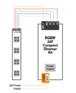 RGBW 24V Compact Dimmer Air – Bild 6