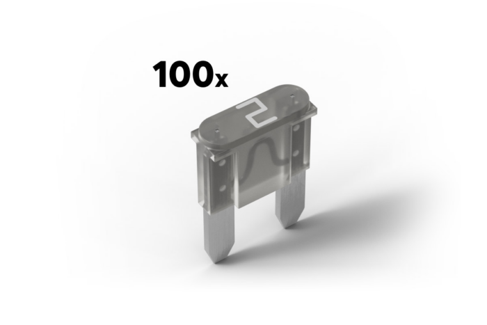 Sicherung 2A für Power Supply & Backup (100Stk.) – Bild 2