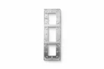 Montagerahmen 3-fach Silber