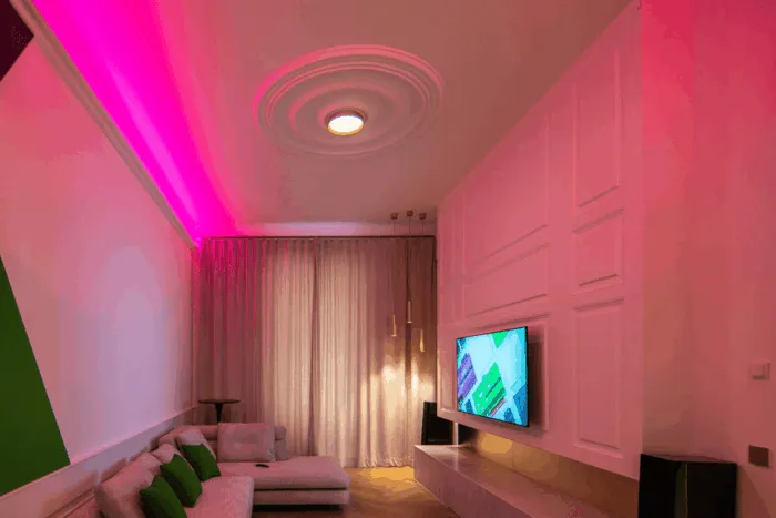 LED Ceiling Light RGBW Tree Gold – Bild 2