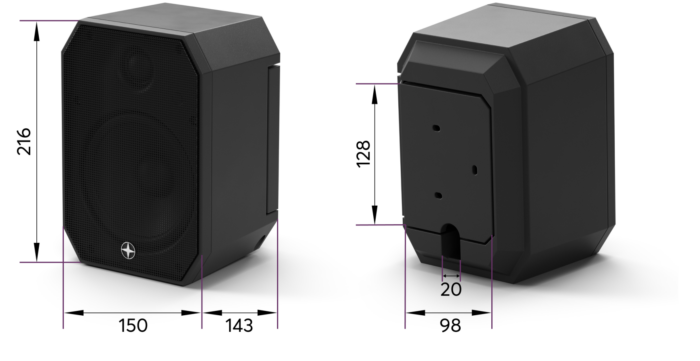 Satellite Speaker IP64 Master Weiss – Bild 5