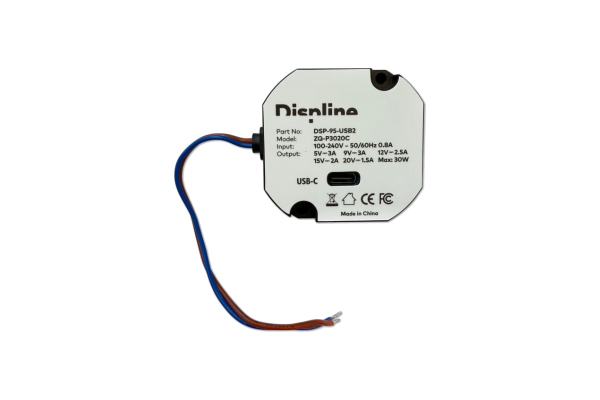 unterputz-netzteil-30w-usb-c Unterputz Netzteil 30W mit USB-C – Bild 1